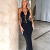 Birthday Dresses | ROMANCE Lux Maxi Dress Black
