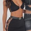 Festival Tops | Hefei Belle Fashion Co. LTD. Florence Crop Top Black
