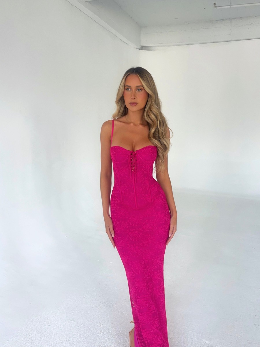 Birthday Dresses | Dongguan Jinfeng Apparel Co Ashby Maxi Dress Pink